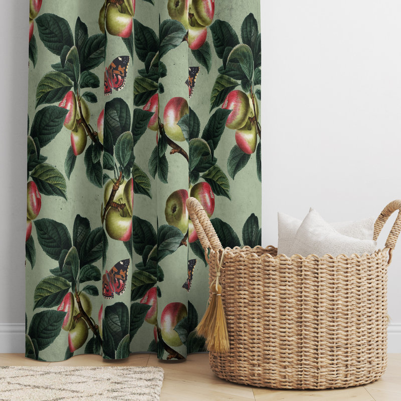 Semi Sheer Curtain Pair, 56" W x 78" L