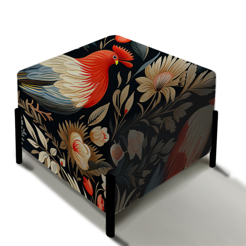 Motif de coq rouge Country Charm