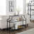 Letia 43'' Glass Top Console Table-982179183