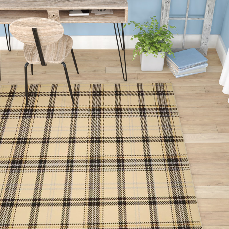 Plaid 239cm X 300cm Area Rug, Rectangle 160 x 221cm