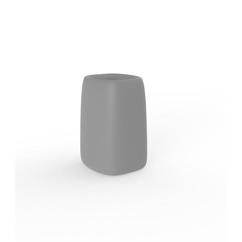 Organic Resin Pot Planter, Steel, 27.5" H x 20" W x 18" D