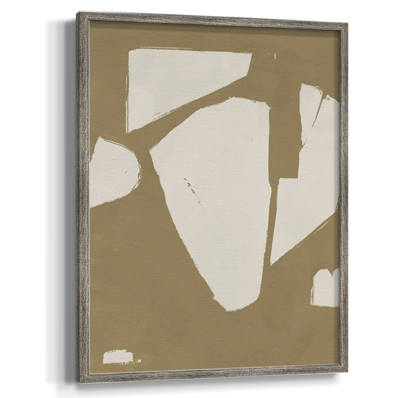 ChunkyAb Abstract II, reproduction encadrée - bois massif, H 30 po x l 24 po