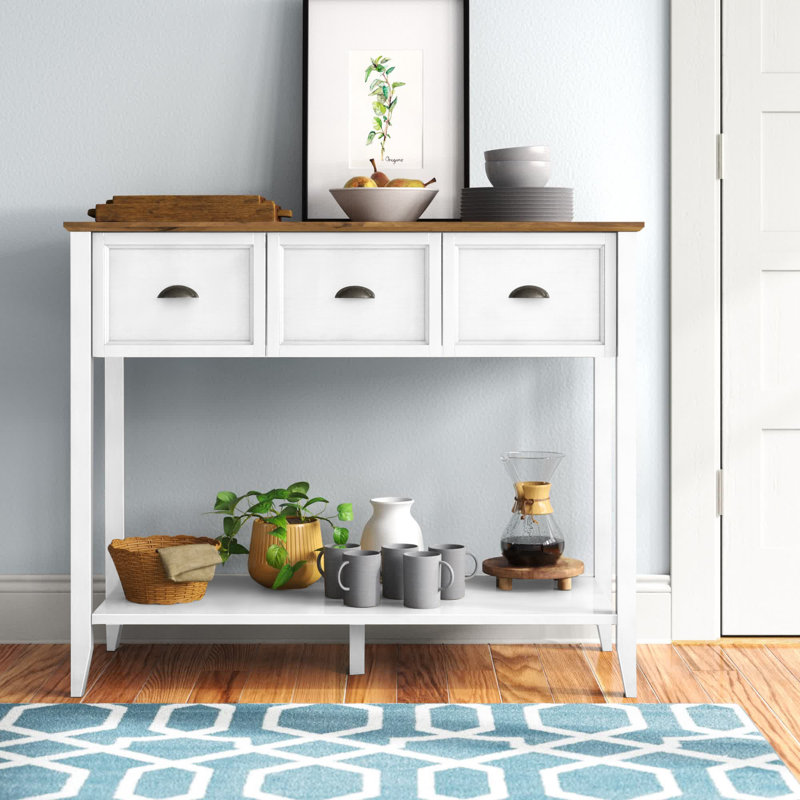 52'' Solid Wood Sideboard, Off-White