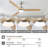 Farmhouse 52" 3 Blades LED Ceiling Fan With Lights-1174787754