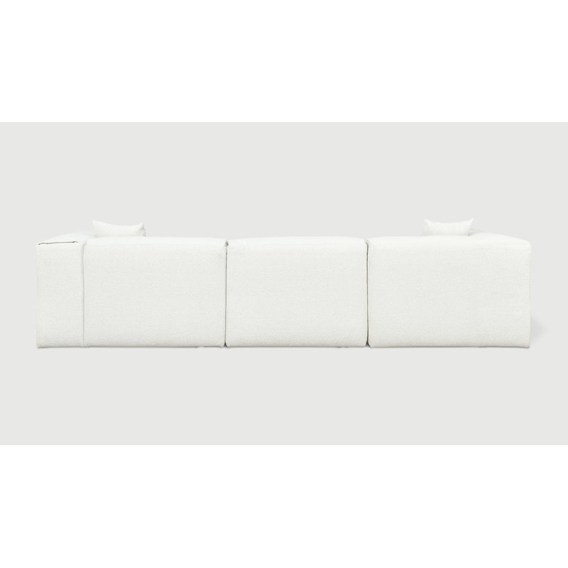 Nest Modular 5-PC Sectional Morris Nest Modular 5-PC Sectional Morris Nest Modular 5-PC Sectional, Bone Boucle