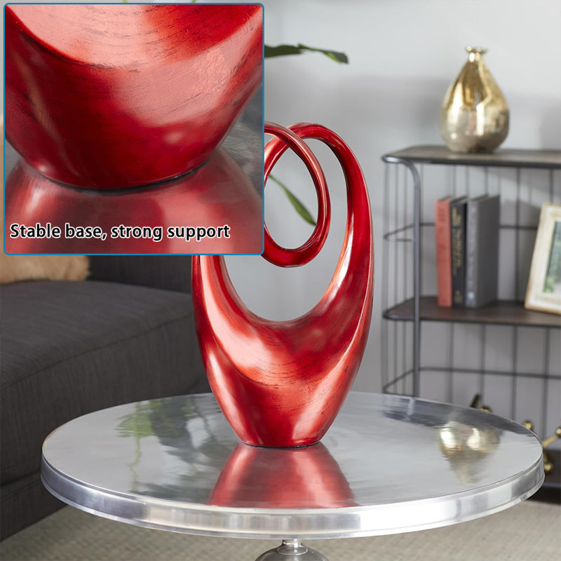 Sculpture moderne abstraite décorative (1pc) - Pièce d'art minimaliste pour chambre à coucher, bureau ou bureau