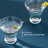 JoyJolt Afina Stemless Martini Glasses, 8oz.