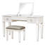 Bureau de coiffeuse en miroir avec tiroirs