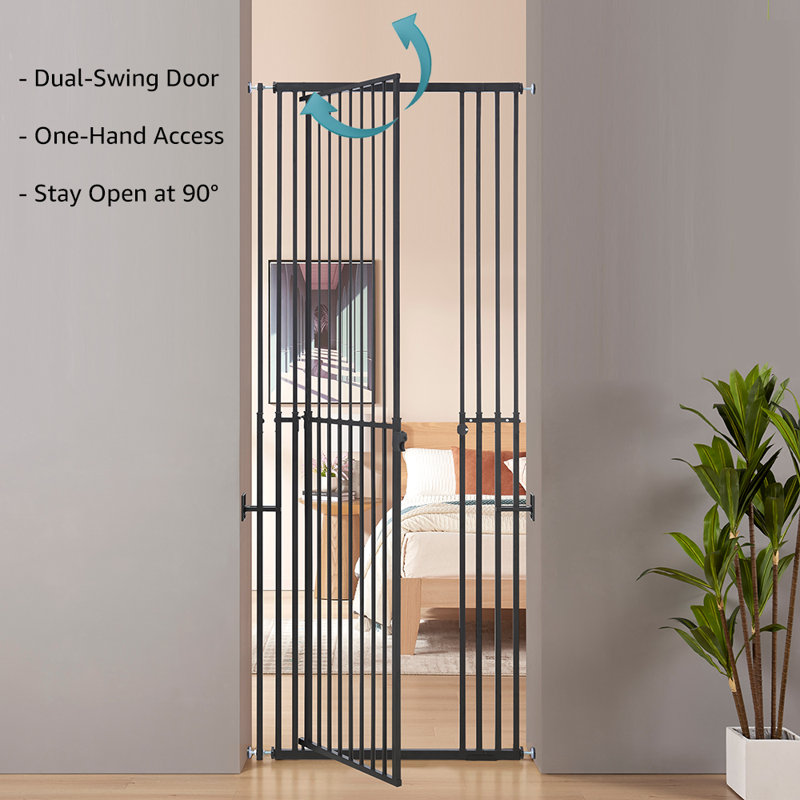 Iron Pressure Mounted Pet Gate