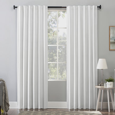  Velvet Noise Reducing Thermal Extreme 100% Blackout Back Tab Curtain Panel
