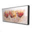 Four little flowers - 24"x48" Framed canvas