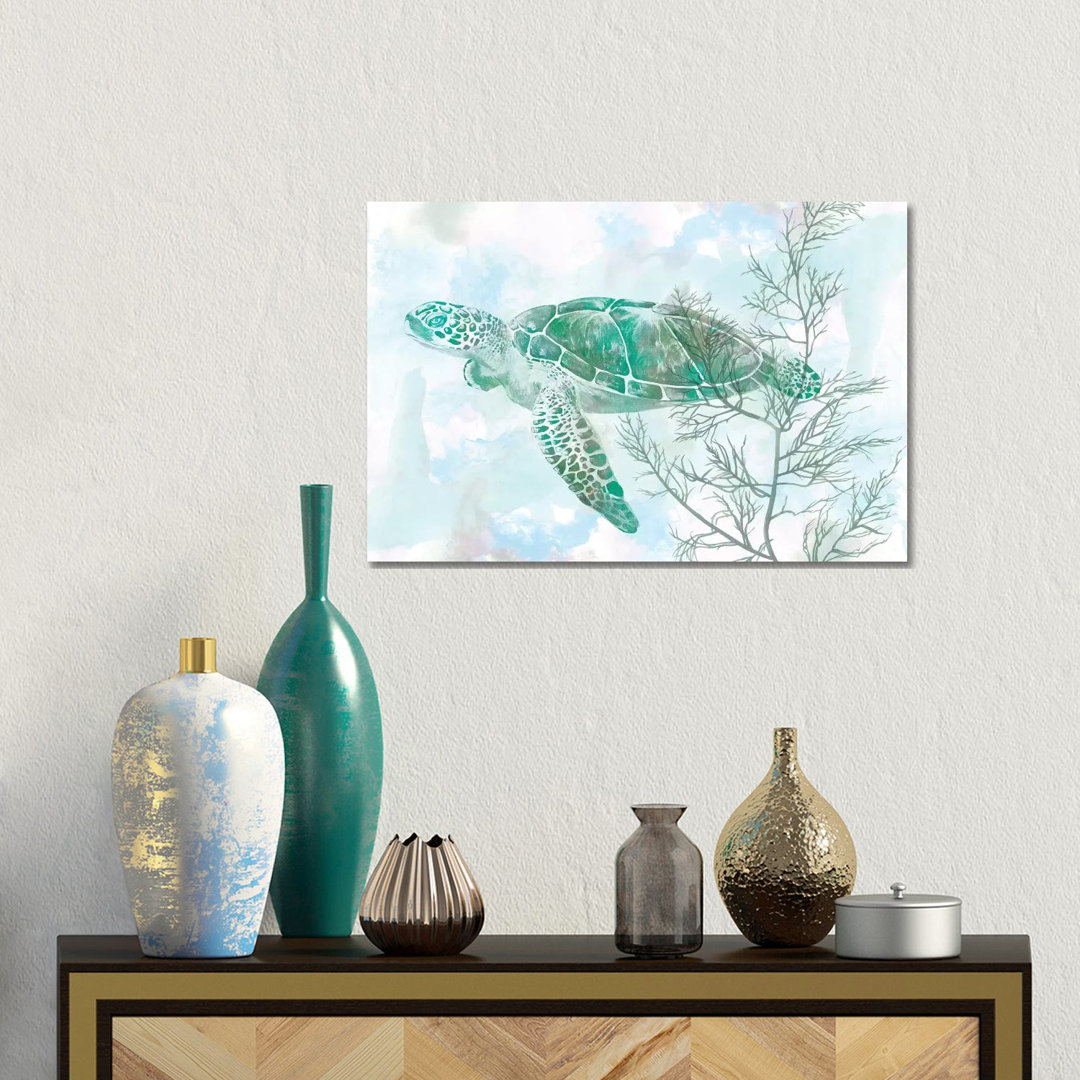 Watercolor Sea Turtle II by Studio W - Gallery-Wrapped Canvas Giclée on Canvas