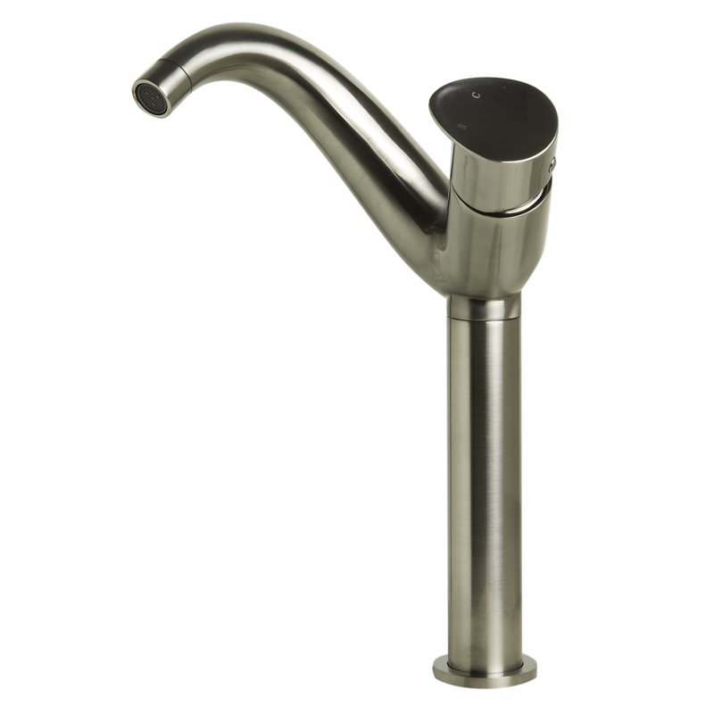 Wave Single-handle Bathroom Faucet, Brushed Nickel