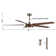 Chantiel 65" 5 - Blade LED Standard Ceiling Fan with Remote Control and Light Kit Included