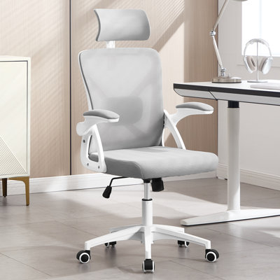 Ergonomic Office Chair,Ergonomic Desk Chair With Adjustable Lumbar Support,400 Lbs Mesh Computer Chair High Back With Adjustable Headrest For Office（Black)