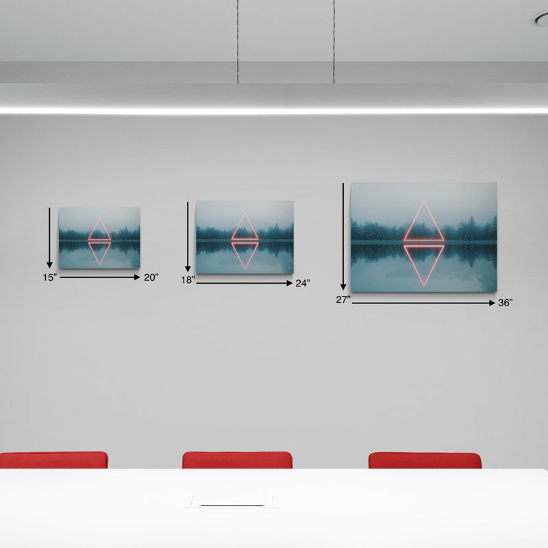Electric Glow - Fine Art, estampe numérique sur toile tendue avec châssis, 27" H x 36" W