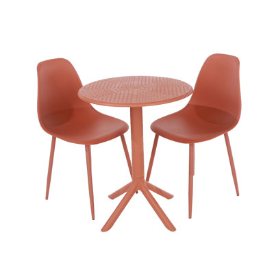 Athens 2 - Person Patio Dining Set with Round Table