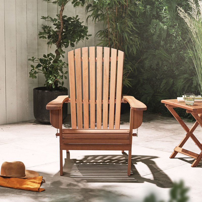 Acacia Foldable Outdoor Adirondack Chair