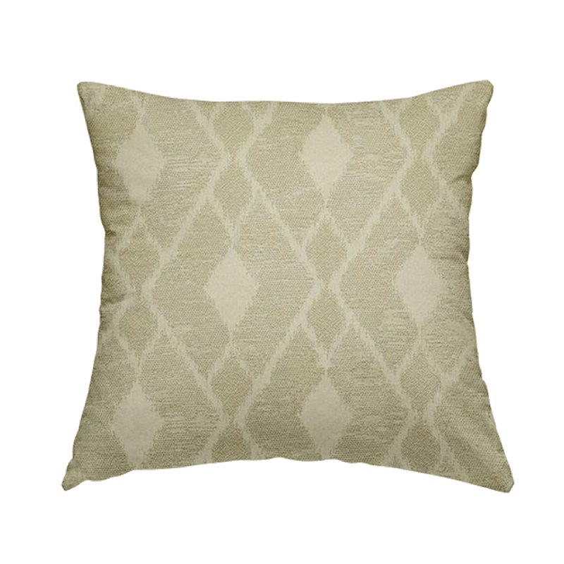 McMillian Geometric Rectangular Cushion, Cream/Beige