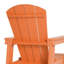 Chaise Adirondack d'extérieur en poly Laguna pour enfants avec table d'appoint-108401392