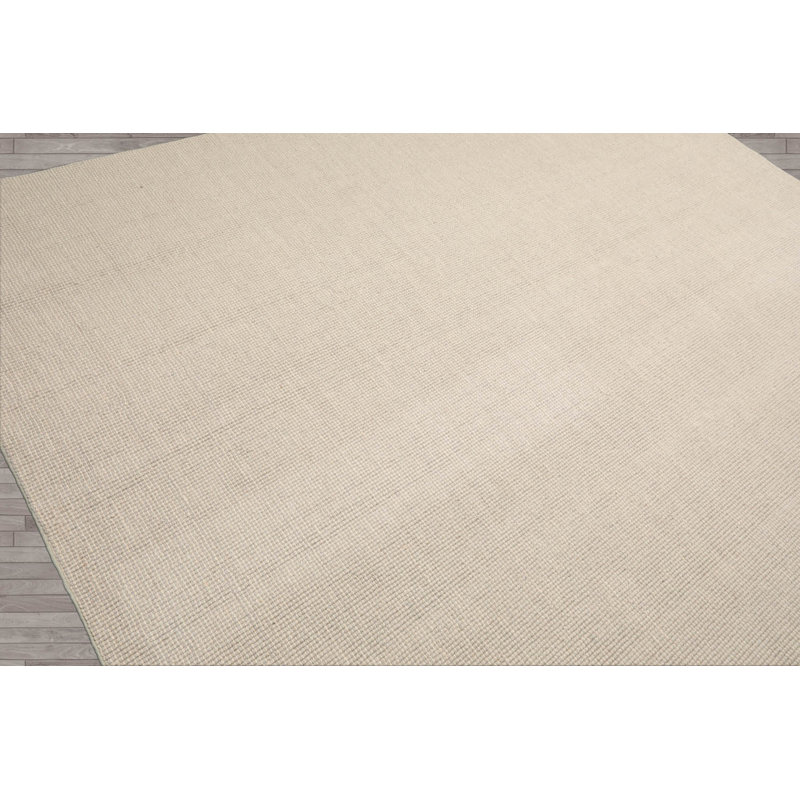 Tapis beige touffeté à la main multicolore de conception texturée, Tapis de couloir : 3 pi x 10 pi