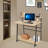 31.5" 3-Tier Rolling Computer Desk Modern Simple Computer Desk Flexible Home Office Desk Anti-Slip Free Standing-1042422742-1042422747