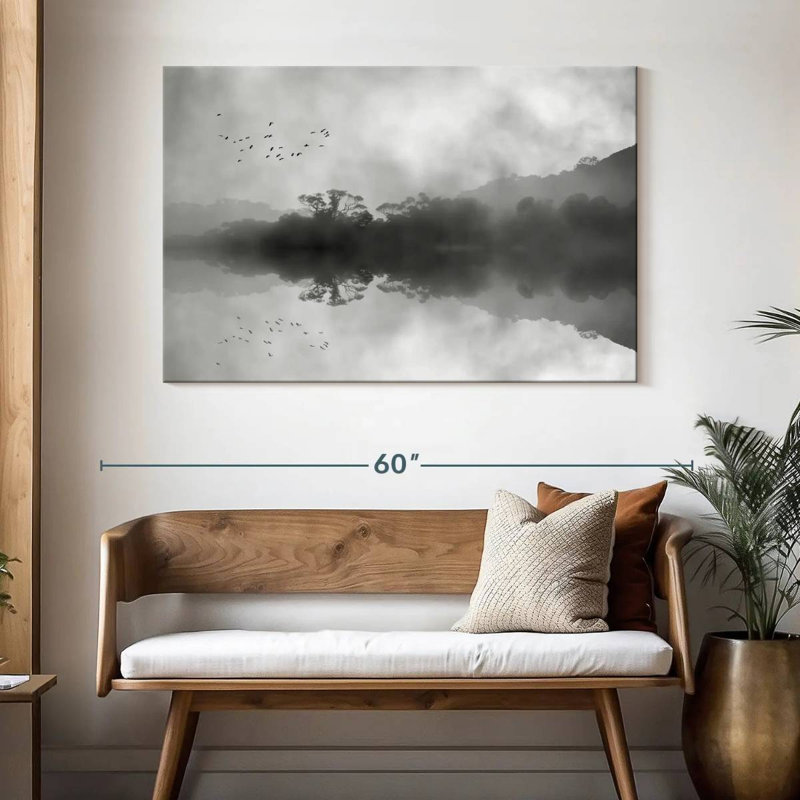 Alvord Misty Reflections, H 32 po x l 48 po