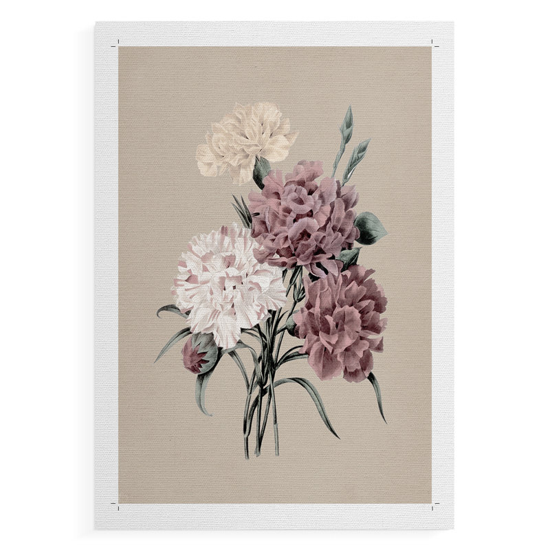 Antique Botanical I - impression sur toile seulement - NON-CADRE, H 12 po x l 8 po