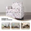 Fauteuil rembourré pivotant-1414379558