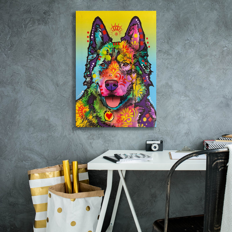 «Still Love» par Dean Russo, art mural sur toile, H 26 po x l 18 po x P 0,75 po