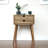 Hamblin Mid Century Nightstand With Drawer