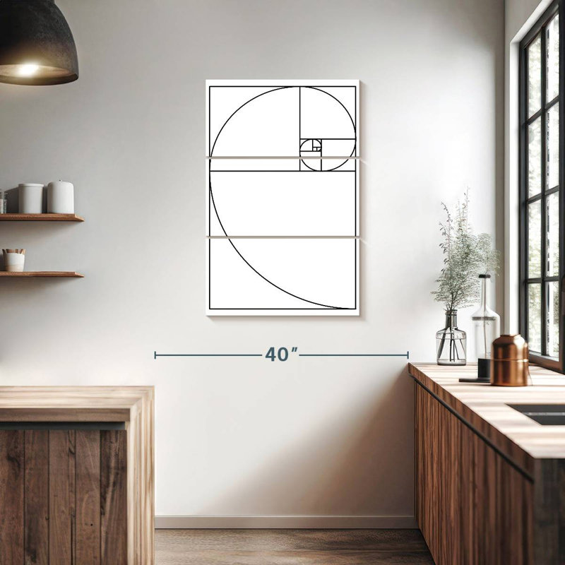 Avery Proportio Divina White, 38" H x 24" W