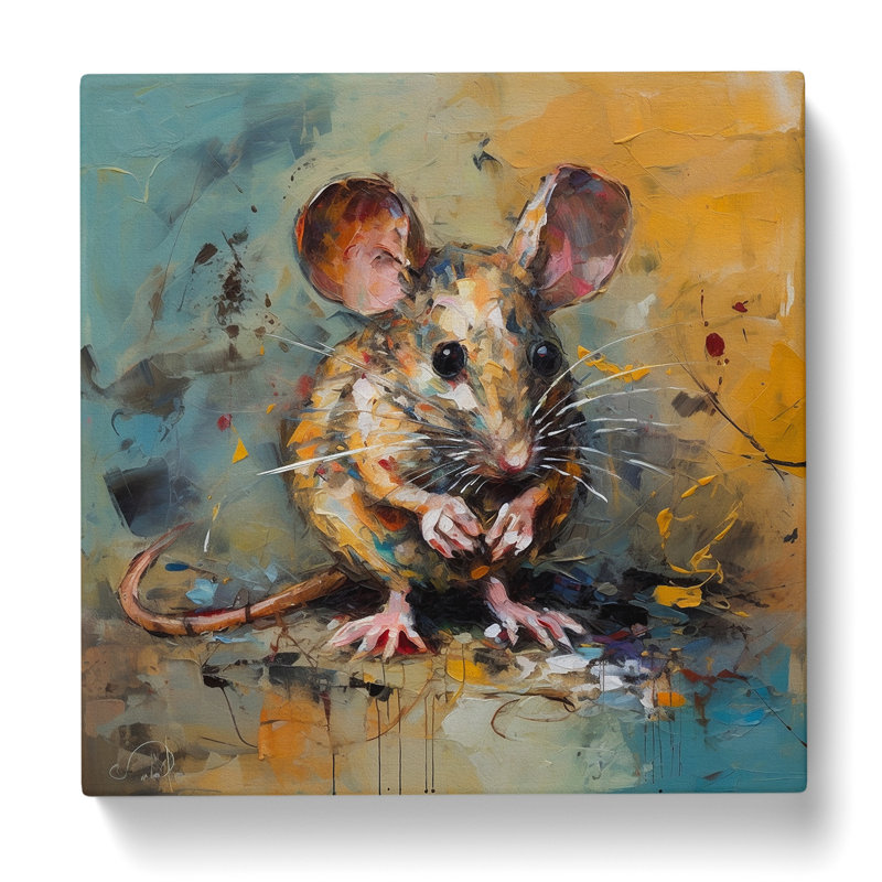 Mouse Expressionism No.1 - No Frame Print, 35cm H x 35cm W x 3cm D