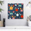 Ashelle, motif de crabes mignons-109359381