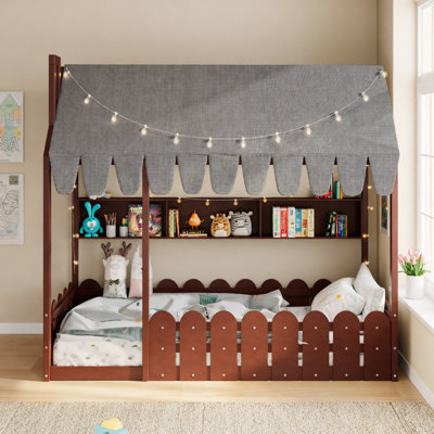 Lit double pour enfants Montessori