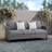 Wicker Outdoor Patio Sofa with Cushions-100784293