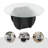 31.5" Round Glass Coffee Table With Wood Base  For Living Room-2028826446-2028826443