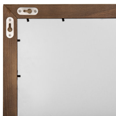 Tableau noir 36 po x 24 po avec cadre en bois rustique - panneau de menu mural pour la maison, le café et les événements