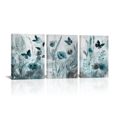 3 Piece Wrapped Canvas Wall Art