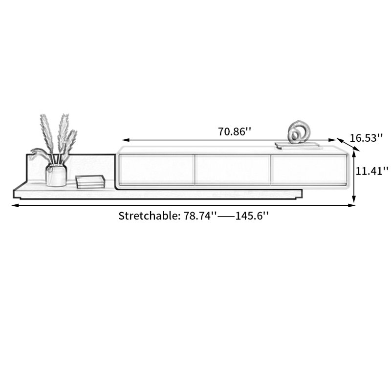 Isai, Noir / blanc, 78.74"