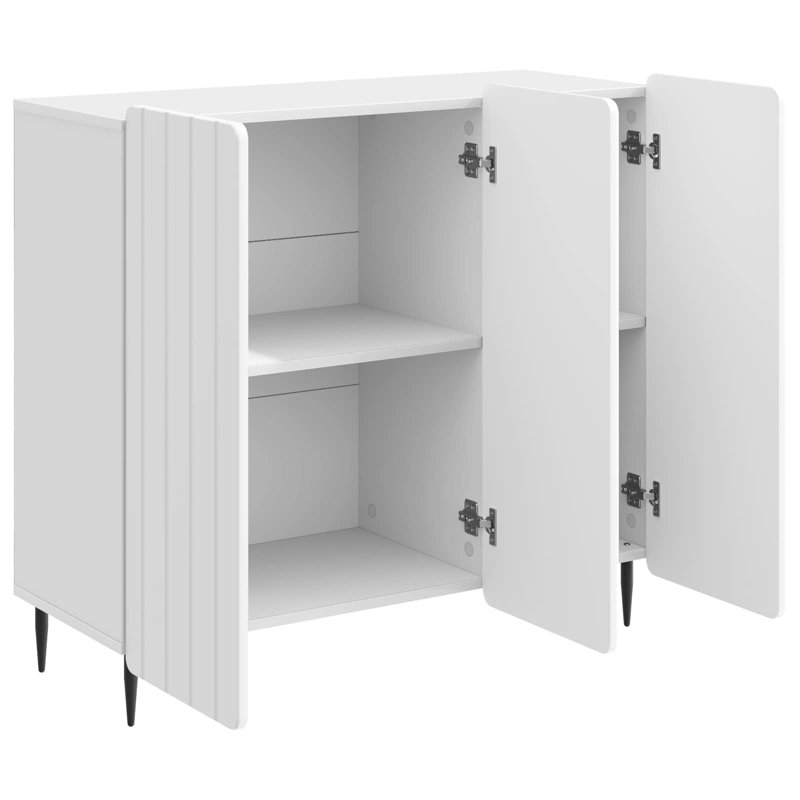 89cm Sideboard, High Gloss White