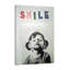 Smile by Banksy - Wrapped Canvas Print-597738172