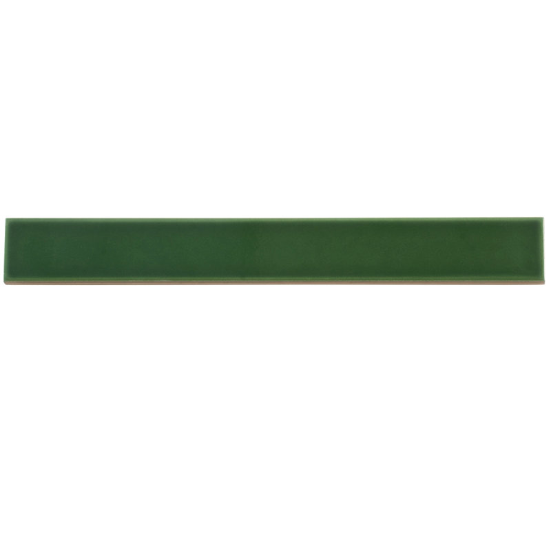 Horizonte 2 X 16 In. Glossy Ceramic Subway Wall Tile (10.76 Sq Ft/Case) - 50 Pack, Forest Green