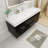 Carny 59'' Single Bathroom Vanity with Wood, Acrylic Top-429100531