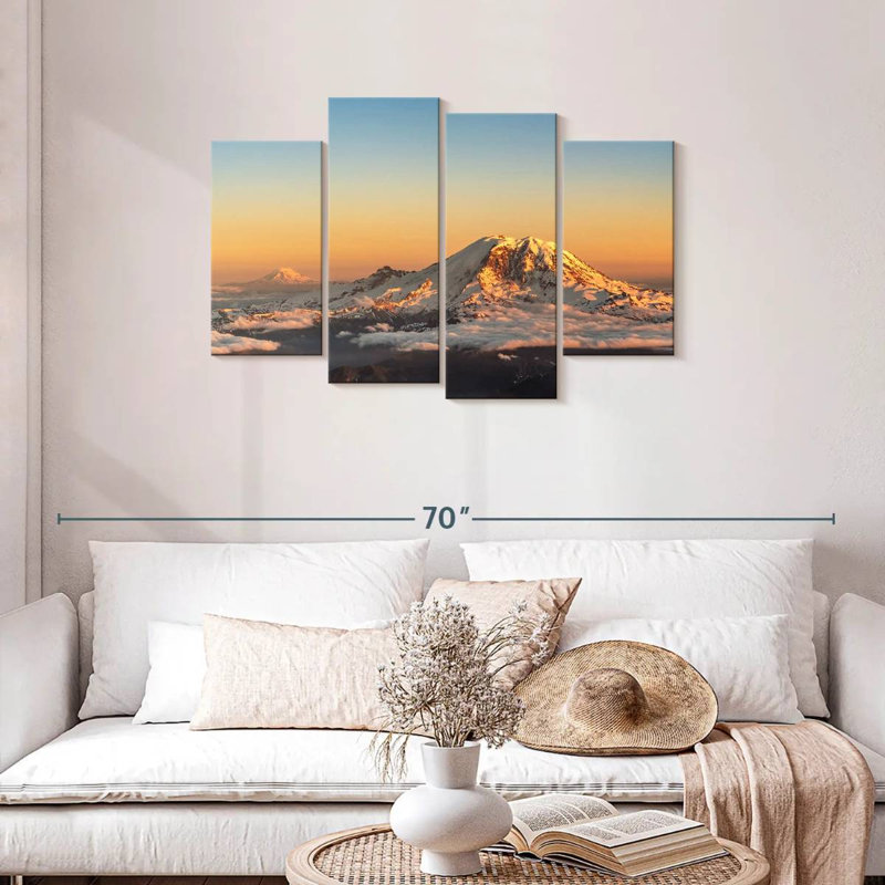 Alvord Winter Cascade Range, 27" H x 43" W