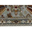 Tapis tribal gris 3 x 5 Indo Karajeh