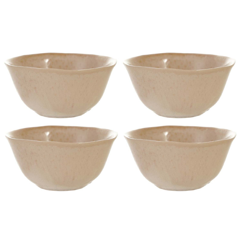 Crackle Plum Stoneware Bowl