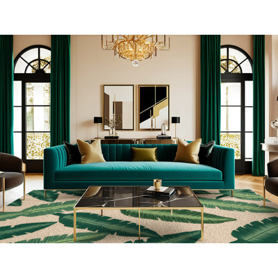  Tapis hawaïen lavable Taro Plants