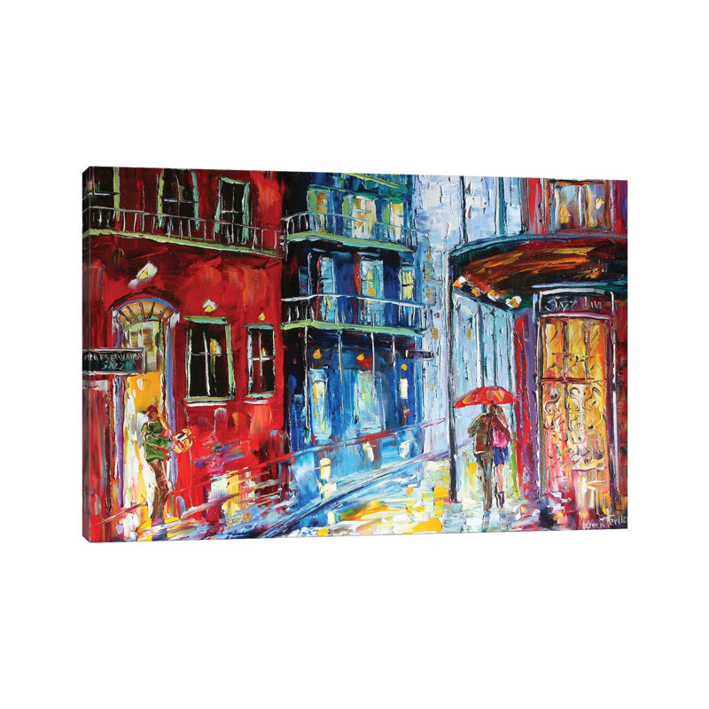 Print New Orleans 1 Piece Wrapped Canvas Painting, 30.48 cm H x 45.72 cm W