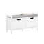 Benon Polyester Upholstered Storage Bench-2108996457
